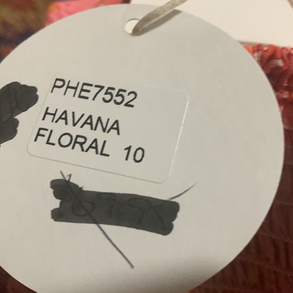 NWT paper heart Havana Floral,on/off shoulder ,wrap around skirt,sheered top S10 - Picture 11 of 11